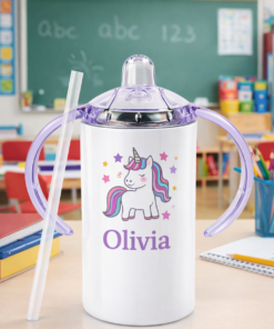 Alternative view of Horizon Crafte Grow-With-Me Personalized Sippy Cup – 12oz Stainless Steel