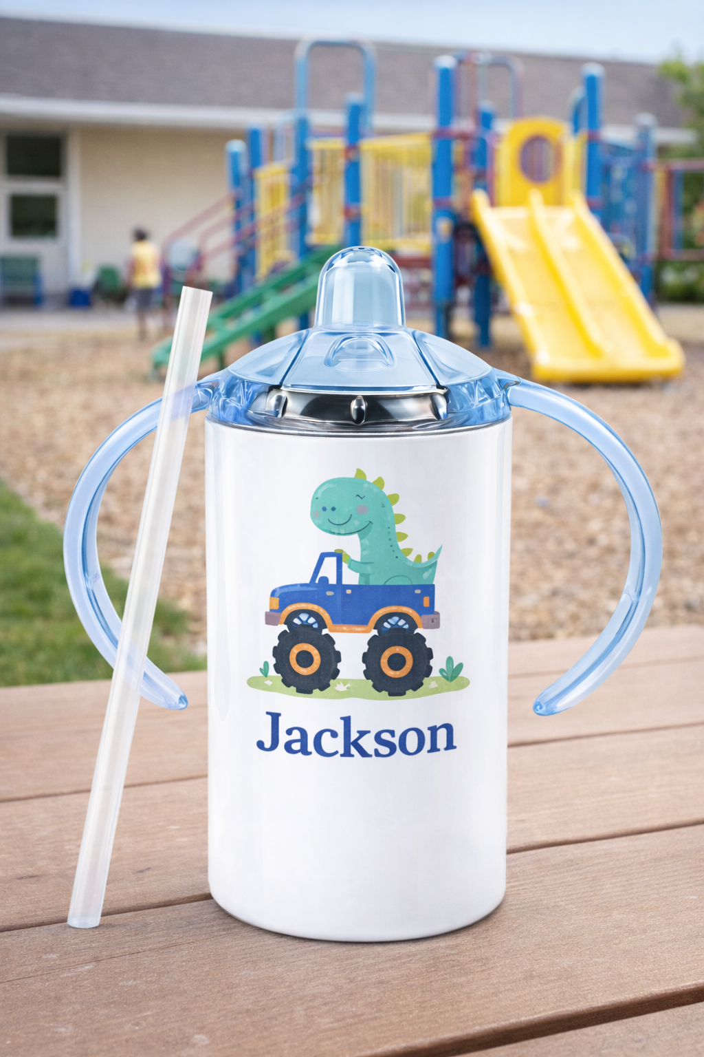 Horizon Crafte Grow-With-Me Personalized Sippy Cup – 12oz Stainless Steel - Image 3