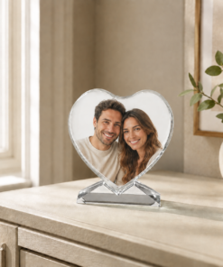Alternative view of Personalized Crystal Heart Keepsake