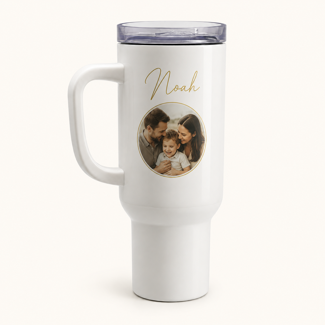 40 oz Personalized Tumbler with Handle