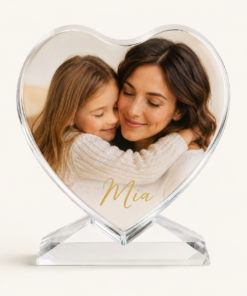Personalized Crystal Heart Keepsake