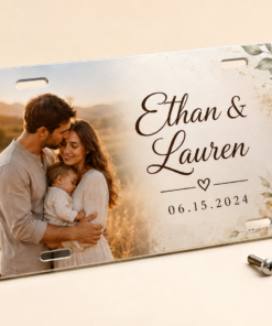 Personalized Photo License Plate