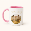 Personalized Coffee Mug with Color Handle