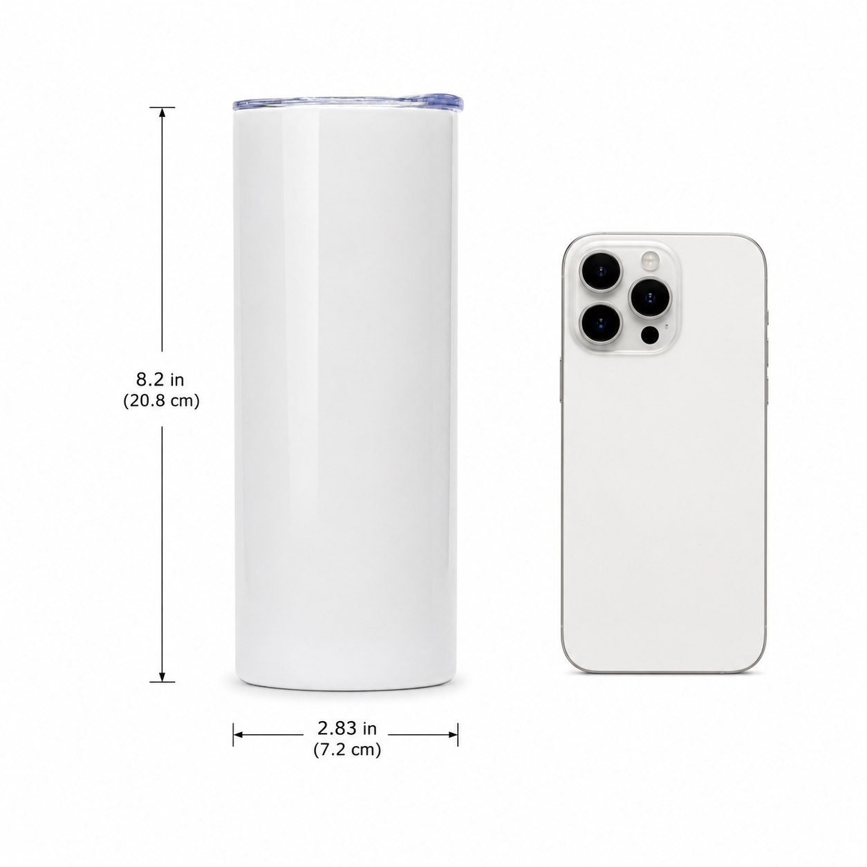 20 oz Personalized Skinny Tumbler - Image 2