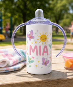 Alternative view of Personalized Sippy-to-Straw Baby Cup